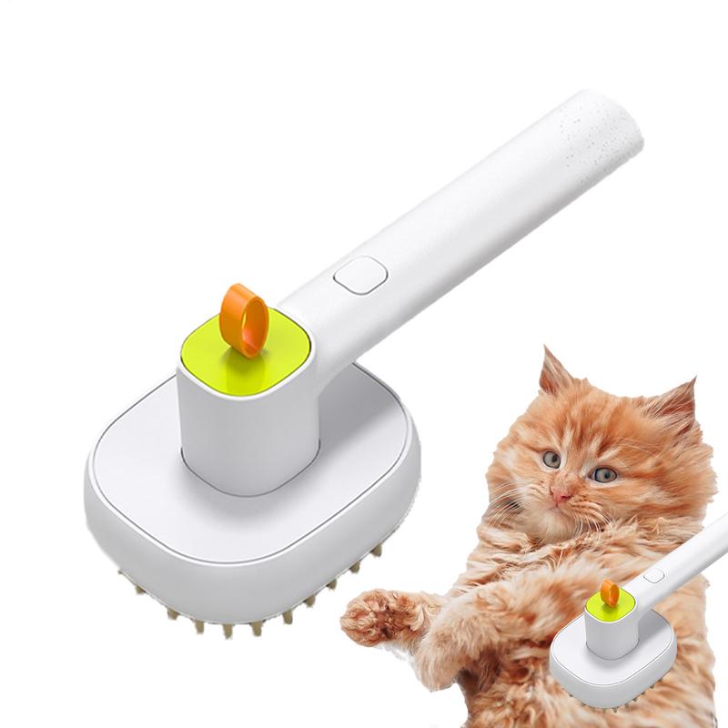 Pet Steam Hair Removal Comb Cat Massage Comb Electric Skin Friendly Dog Hair Washing Tool For Grooming Anti Flying Hairs