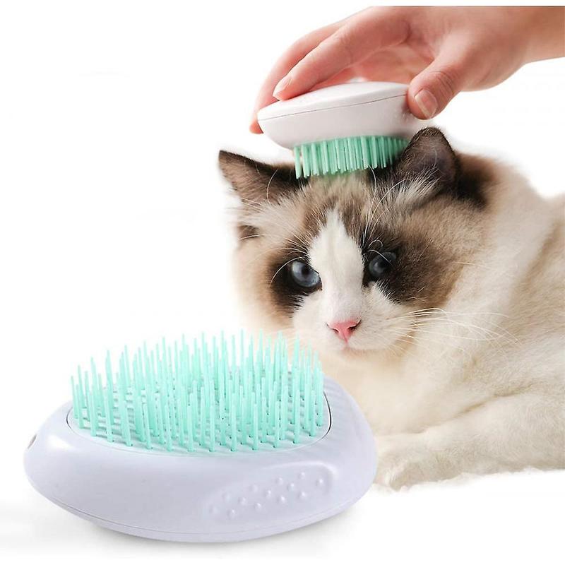 Cat Hair Removal Brush, Cat Hair Removal Brush, Cat Massage Brush (Green)