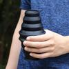500ML Collapsible Water Bottle Food Grade BPA Free Leak Resistant Portable Travel Hiking Sports Water Kettle