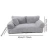 Pet Sofa Plush Comfortable Anti Skid Base All Seasons Rectangle Pet Supplies Dog Couch with Removable Cover for Kitten Pet Dog