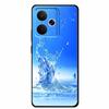 Phone Case For Realme GT 7T Case Flowers Soft Black Silicone Back Cover For Realme 14 5G 15 Pro GT7 Case Shockproof Coque Fundas