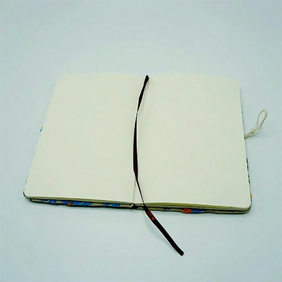 A5 A6 Fabric Embroidery Notebook Cloth Notepad Blank 96 Sheets/192 Pages Student Stationery Office Supplies
