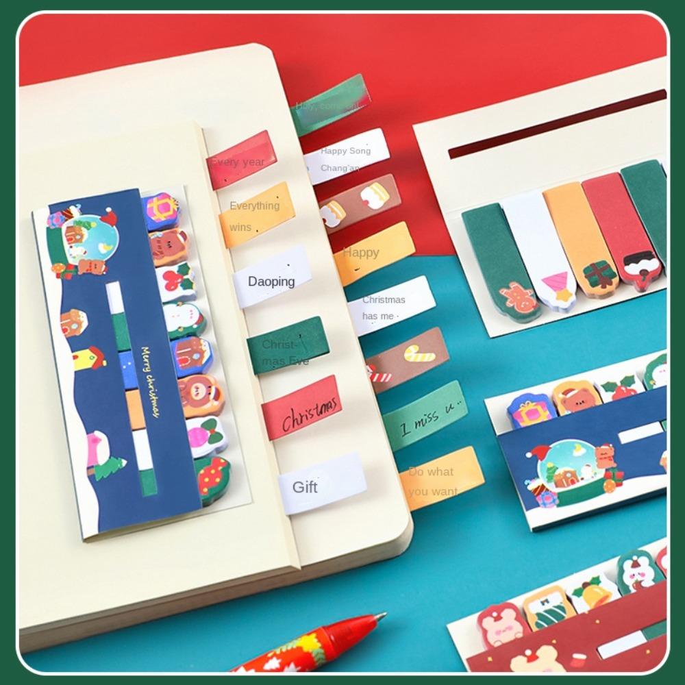 120 Sheets Christmas Memo Pad Notepad Label Note Study Supplies Christmas Sticky Notes  Xmas