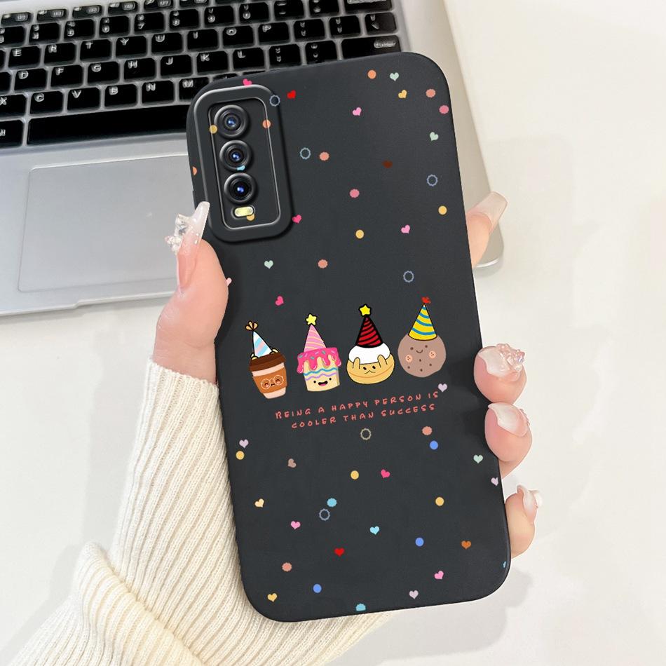 For Vivo Y11S Y12S Y20 2021 Case Vivo Y20a Y20g Y20i Y20S Y20t Elegant Printing Camera Protective Soft Silicone Phone Cases
