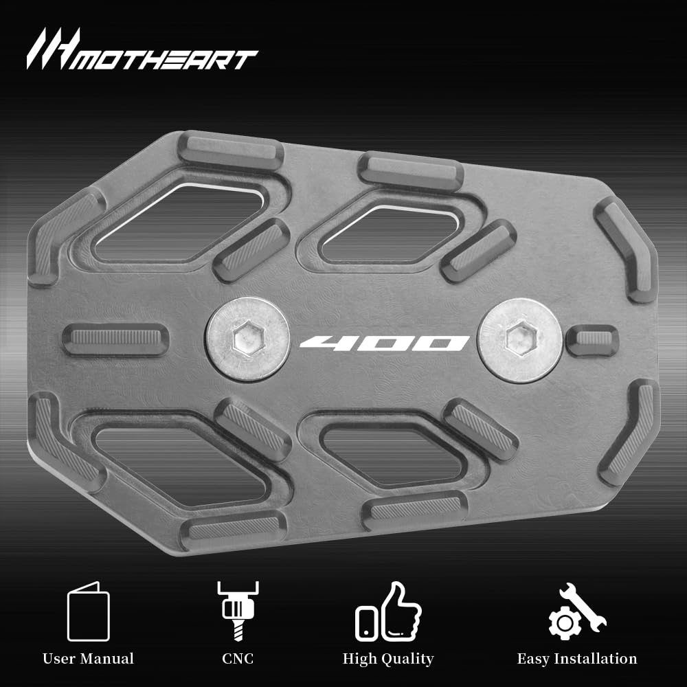 MotHeart Motorcycle Brake Pedal Extensions for CB400X 2021 CBR 400R 2019-2021 Improved Comfort and