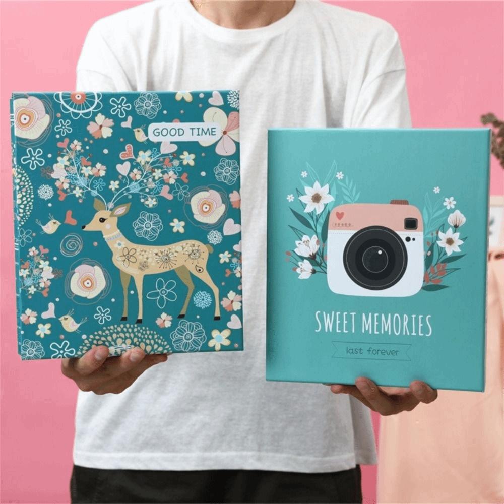 6inch Photo Album Large Capacity 200 Pockets Photocard Holder Thickened Multi-pocket Family Photo Album Family Collection