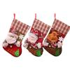 Plaid Christmas Stocking and Gift Bag for Kids - Festive Holiday Decoration