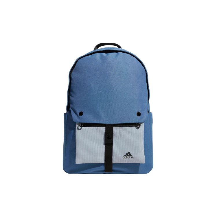 

Adidas Removable Pocket Polyester Backpack Unisex Backpacks Blue Gray HR8170 Blue Gray Multicolor