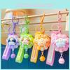 Charming Colorful Cartoon Dog Donut Keychain With Durable Resin Great For Key Accessories