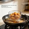 Cestello per Frittura da 2L in Acciaio Inossidabile a Filo Tondo con Manico Antiscivolo Multiuso per Uso Commerciale Cucina di Casa