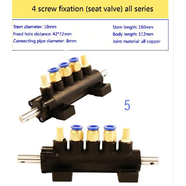 Hot  Air Control Five Way Foot Pedal Valve Wheel Repairing Tool Tire Changer Machine
