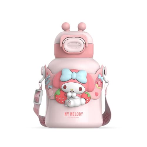

Pochacco, Hello Kitty, Hangyodon, Kuromi, Cinnamoroll, and My Melody Vacuum Insulated Portable Water Bottle for Kids and Adults. Stainless Steel Mug,