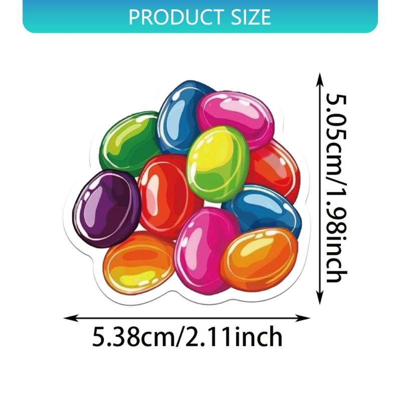 50 Sheet Removable Reusable Adhesive PVC Stickers For Electronics Furniture Helmets Car Water Bottle Laptop Guitar