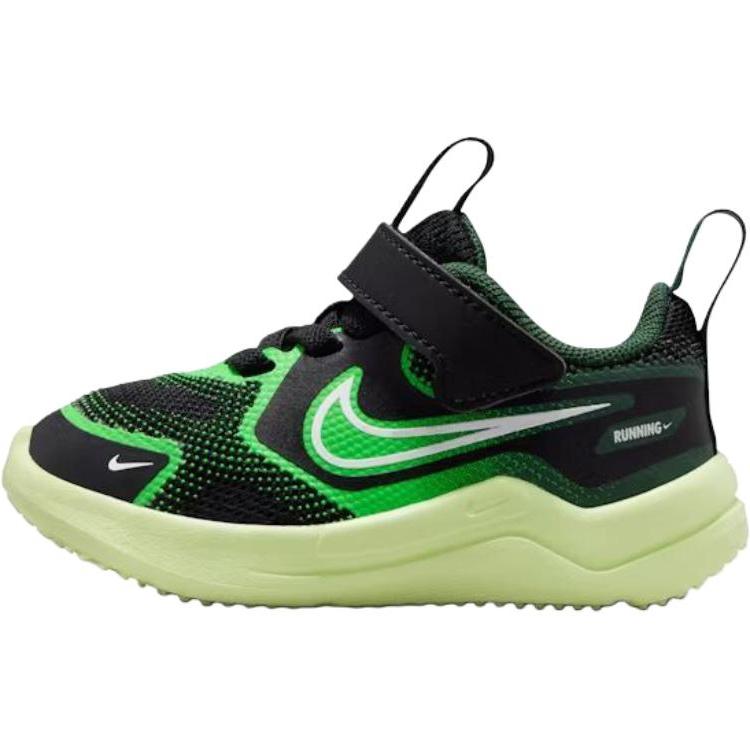 

New Nike Cosmic Runner Low top Toddler Shoes Black Green Infant And Toddler HM4401-009 26