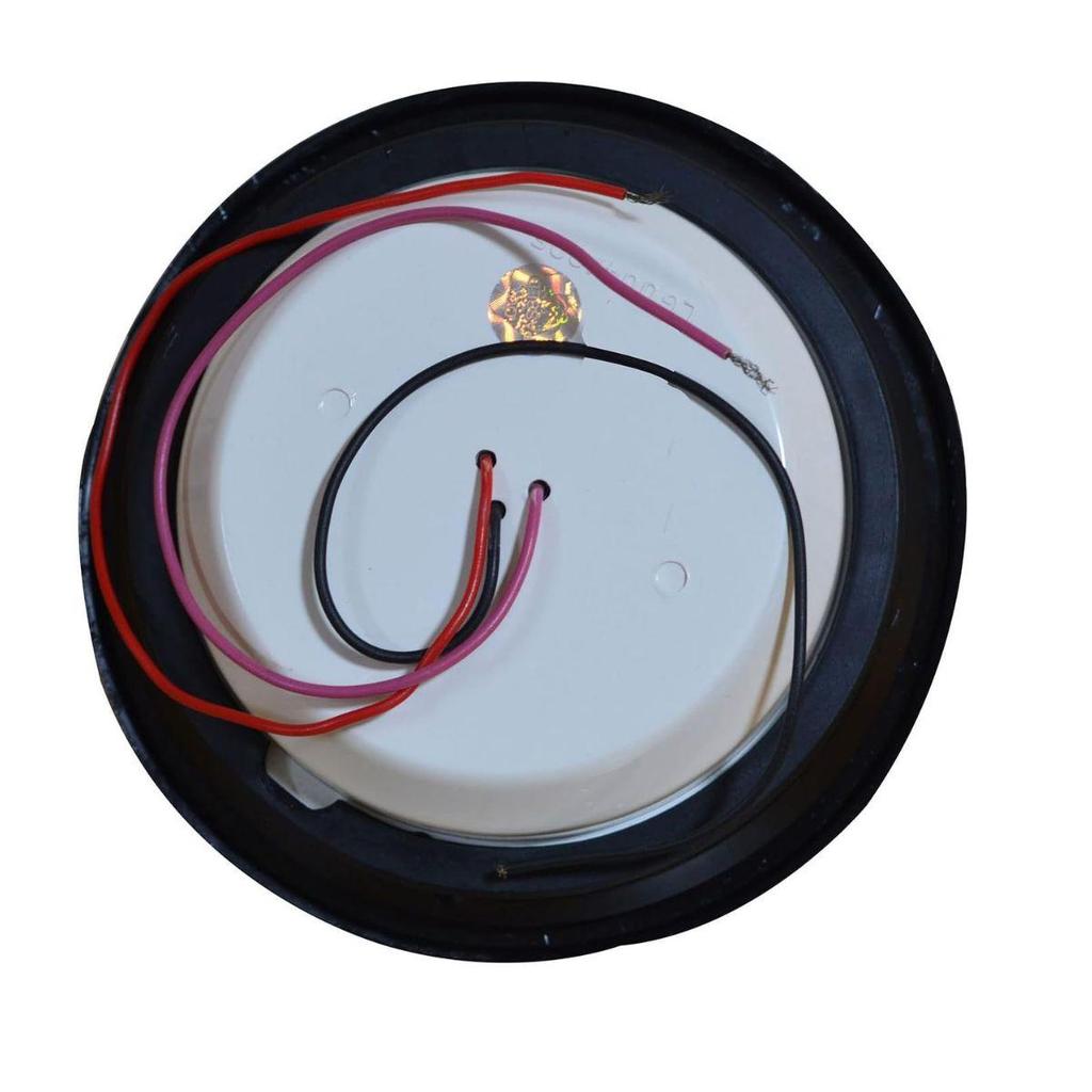 2pcs 4" Inch Round White Super Bright Diodes Reverse Backup Tail Sealed Lights Rubber for Trucks Trailers RV Boat 24V