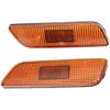 Pair For Volvo S80 Front Bumper Reflector Side Maker Light Amber Side Marker Light Assembly 1999 2000 2001 2002 2003 2004 2005 2006 9188263,9188264
