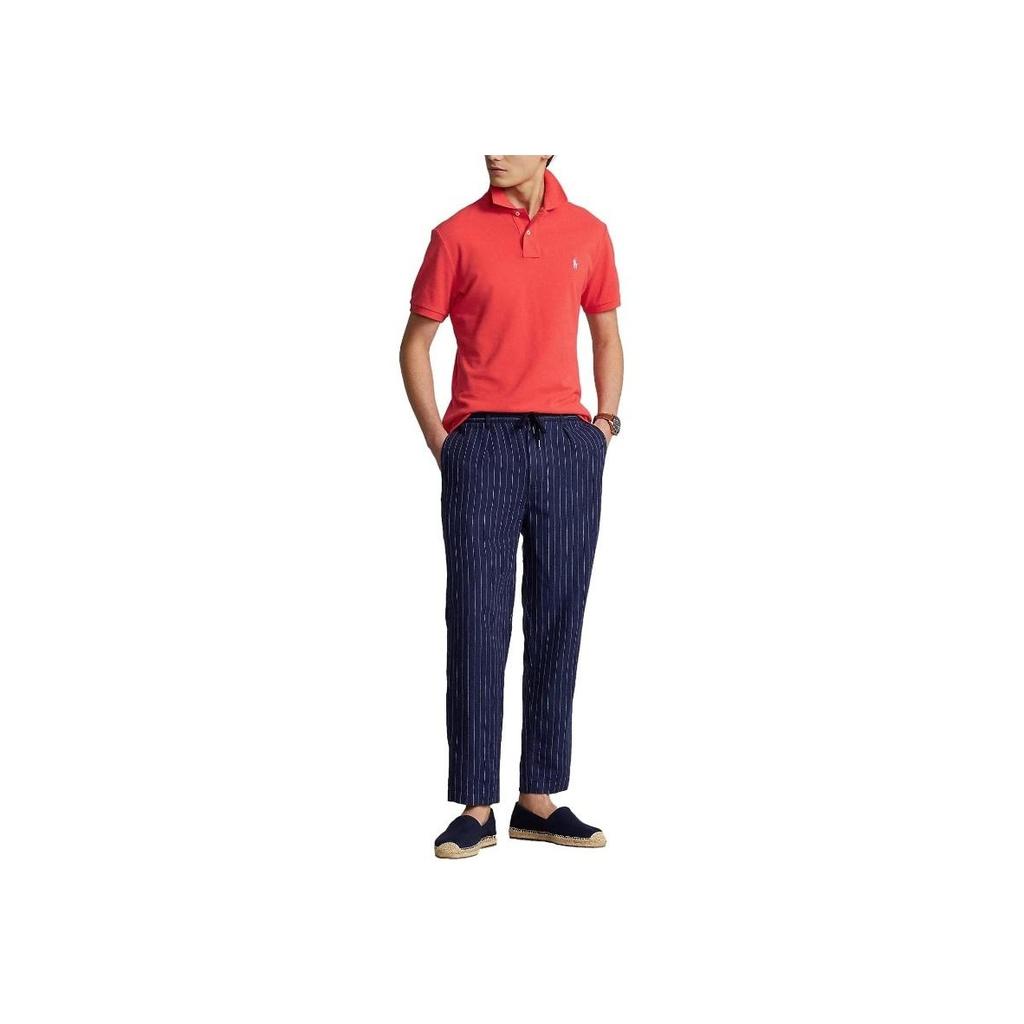 Polo Ralph Lauren Solid Color Pony Embroidered Pullover Short Sleeve Polo Shirt Men tops 710675974-119