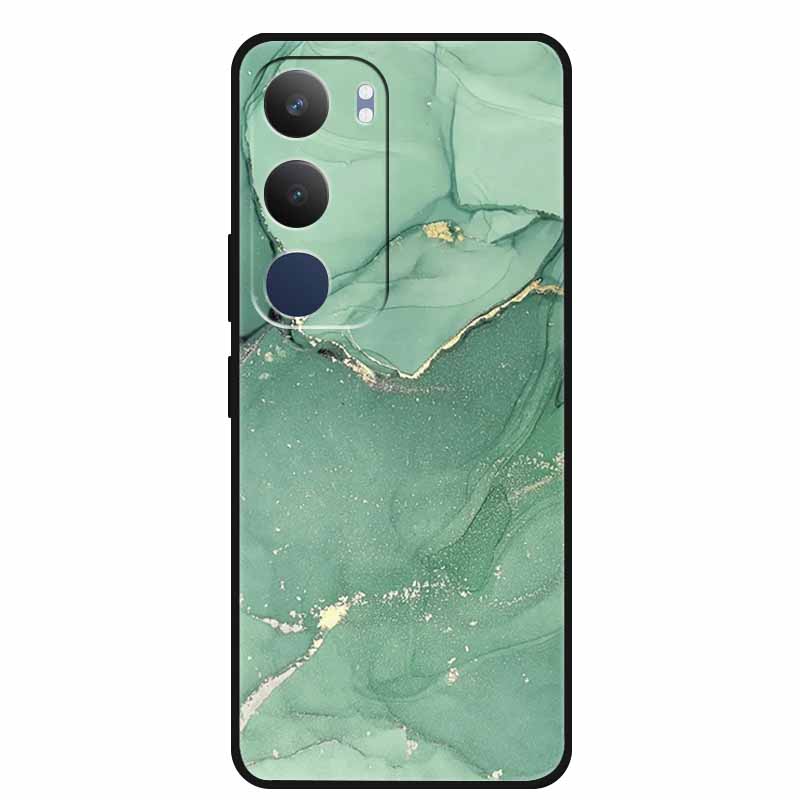 Luxury Phone Case For Vivo Y19s Pro 4G Soft TPU Silicone Back Case For Vivo Y29 5G Y 29 19s Marble Patterns Cover Bumper Funda