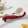 1Pc Silicone Kitchenware Tray Kitchen Spatula Soup Spoon Silicone Spoon Holder Household Thick Insulated Silicone Spoon Pad