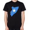 Somalia Flaggenkarte T-Shirt