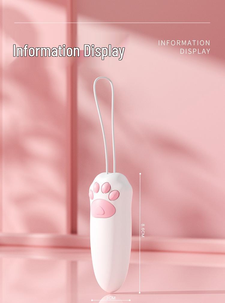 Yuepao Cat Paw Remote Control Vibrator - Wireless Female Massager