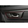 For Honda CRV CR-V 2017- Carbon Fiber Inner Door Handle Lock Cover Decor 4*