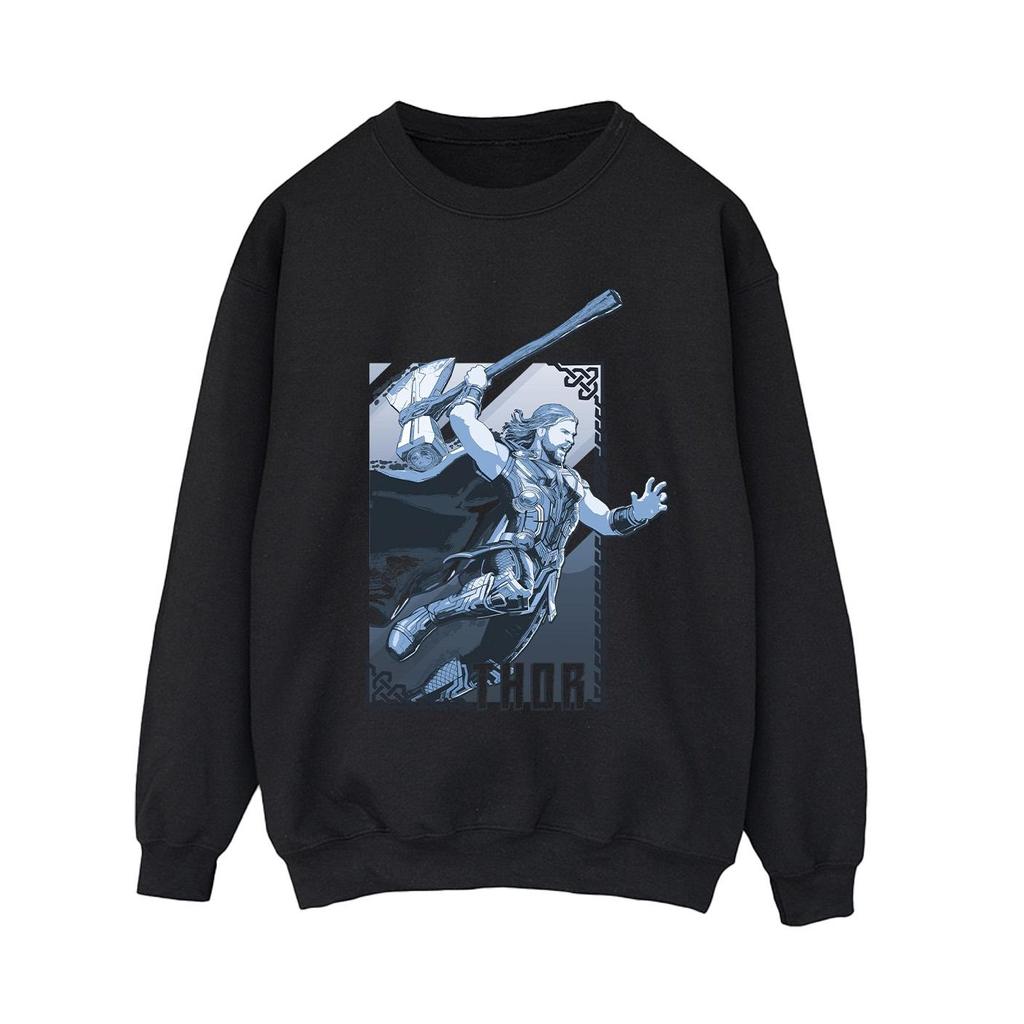 Marvel Womens/Ladies Thor Love And Thunder Attack Sweatshirt