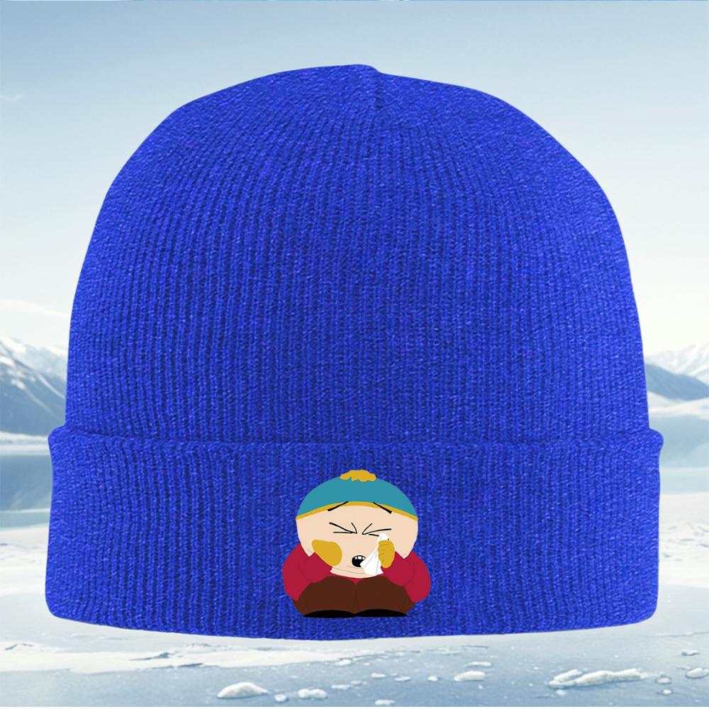 Crying Cartman with tissue Men Women Unisex Knitted Hat Beanie Pullover Cap Winter Thermal Warm Christmas Outdoor Cycling Hiking