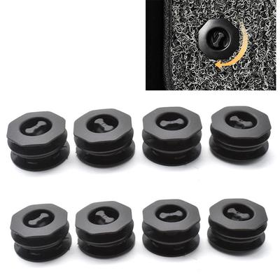 8x clip universali per tappetini per auto, maniche, impugnature nere per fissaggio tappetini per auto, accessori per auto