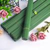 Artificial Flower Stem Wire Flower Pole Rod For Diy Chenille Stems Stick Simulation Flower Material With Green Floriculture Tape
