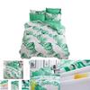 Ultra-soft Tropical Leaf Quilt Cover Doona Cover Duvet Cover Bedding Set Single Double King