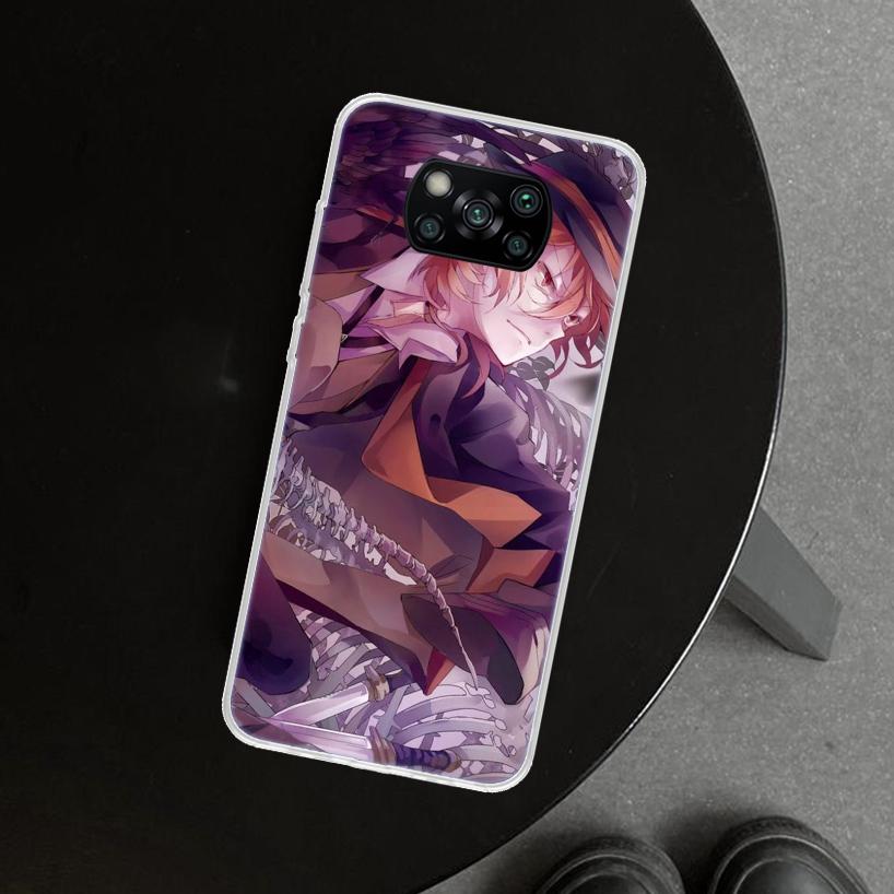 Bungou Stray Dogs Dazai Osamu Phone Case Cover For Xiaomi Poco X6 X5 X7 Pro F7 Ultra Redmi 15C 15 13C 13 12C 12 10C 10 10A 9C 9A