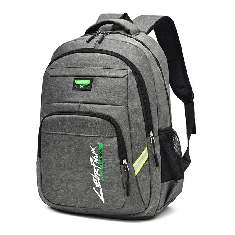 Unisex Rucksack aus Oxford-Stoff, lässig, mit Buchstabenmuster, für Reisen und Schule