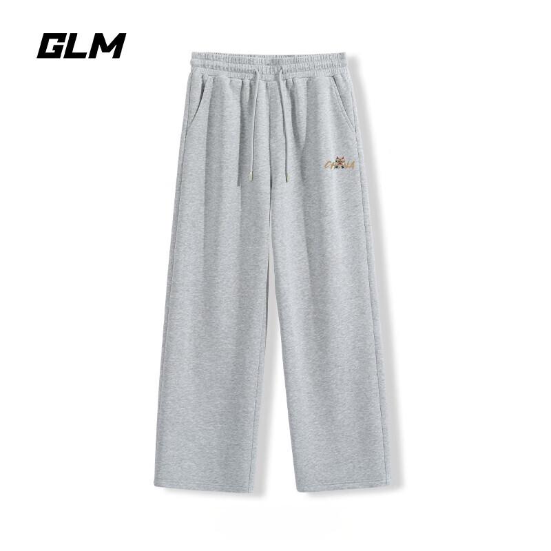 GLM Men's Guochao Casual Straight-Leg Pants