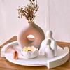 Large Round Storage Tray Silicone Mold DIY Handmade Split-Type Jewelry Display Plate Gypsum Resin Casting Mould Cement Home Deco