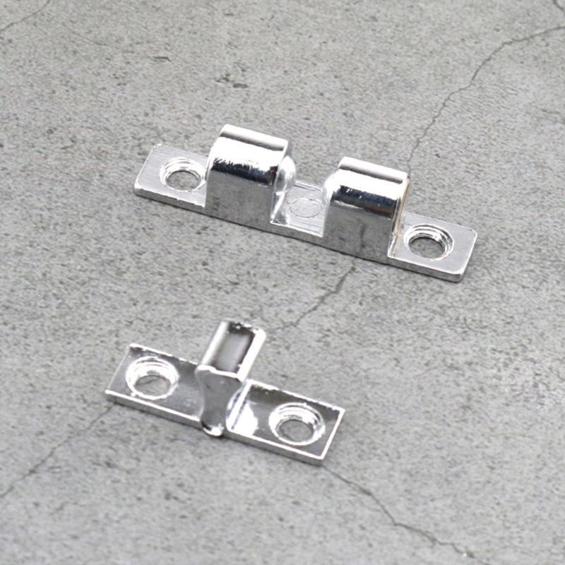 12Pcs Double Balls Tension Roller Catch Latches Cabinet Door Catch Zinc Alloy Closet Balls Tension Latches Easy To Install