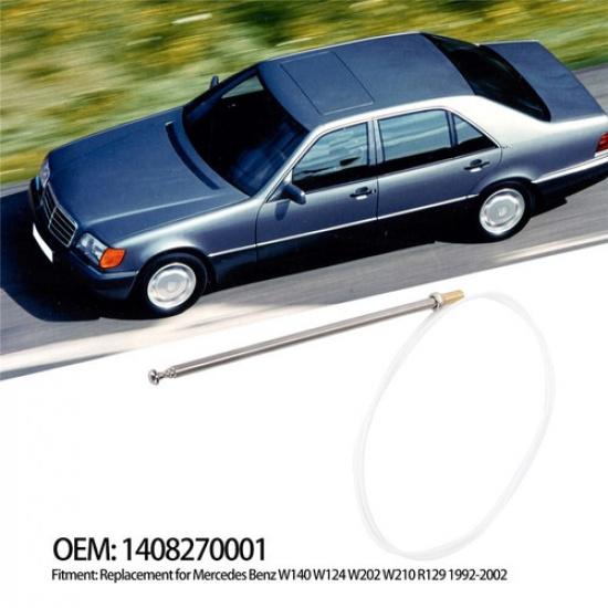 Car Power Antenna Mast AM/FM Radio For Mercedes W140/124/202/210 R129 1408270001