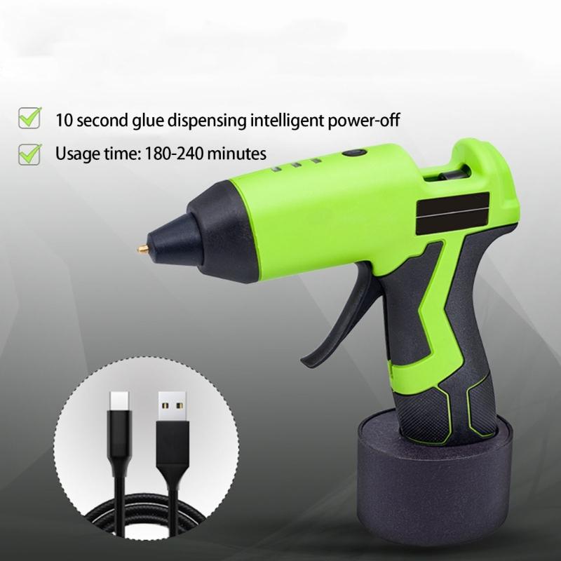 Rechargeable Bonding Tool Set Adhesive Devices Includes 20 Adhesive Rods Ideal For Art Projects And Model Construction