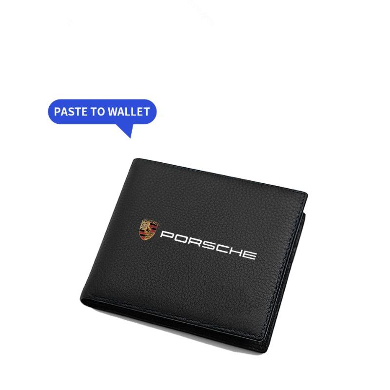 2/5/10Pcs Car Interior Random Stickers Car Steering Wheel Emblem Styling For Porsche Boxster Cayenne Panamera Macan Cayman 911 918 996 917 991