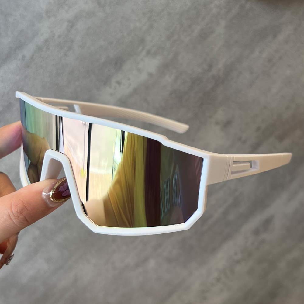 Protective Glasses 3Pcs Large Frmae Outdoor Cycling Sun Glasses Men Women Sports Colorful Goggles Full Frame Windproof Glasses