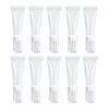 1pc 10/15ml Cosmetic Soft Tubes Hyaluronic Acid Dropper Empty Bottle Sunscreen Cream Lotion Liquid Foundation Refillable Bottles