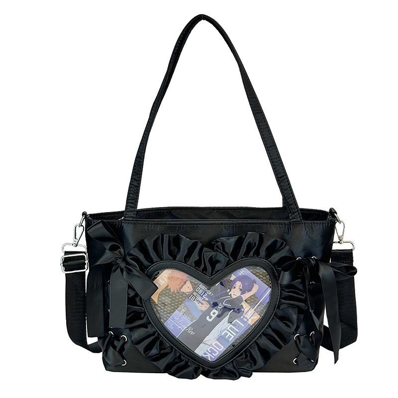 

Japanese Online Celebrity 2D Girl Shoulder Bag Women 25 Ins Pain Minority Transparent Messenger