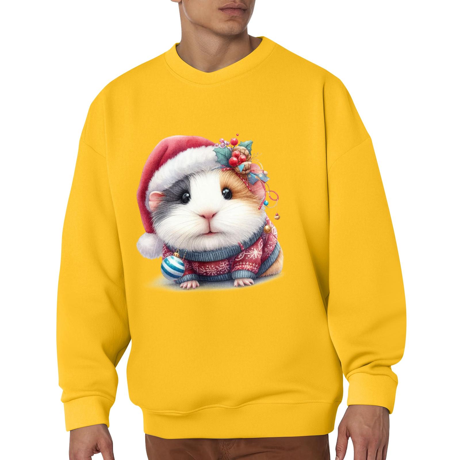 

Мужская толстовка с капюшоном, толстовка контрастного цвета, спортивная повседневная куртка XL жёлтый