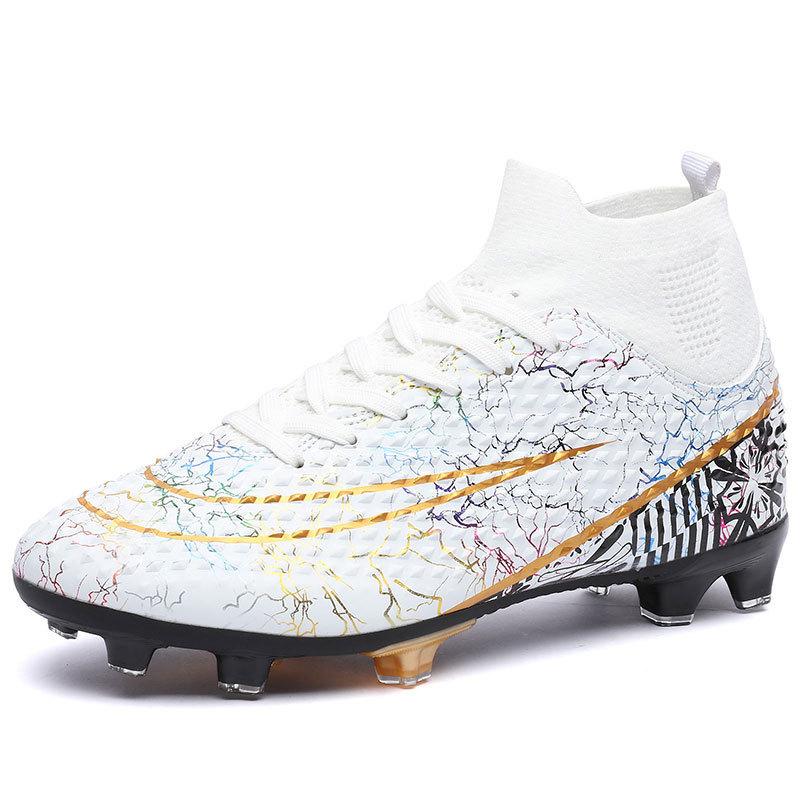 2025 Fußballschuhe High-Top TF Nocken Kunstrasen AG Nocken Jungen und Mädchen Jugendliche Schüler Trainingsschuhe