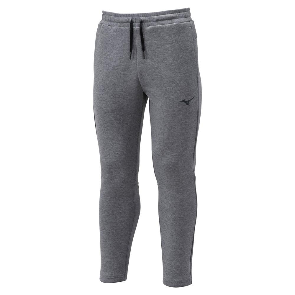 Mizuno Stretch Sweat Slim Heather Size Training Size Small Men's Pants, Gray, 32MDA560, Wear,