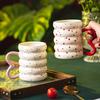 Donut Cup Ceramic Mug Household Drinking Cup Office Cup Cute Coffee Cup Breakfast Cup