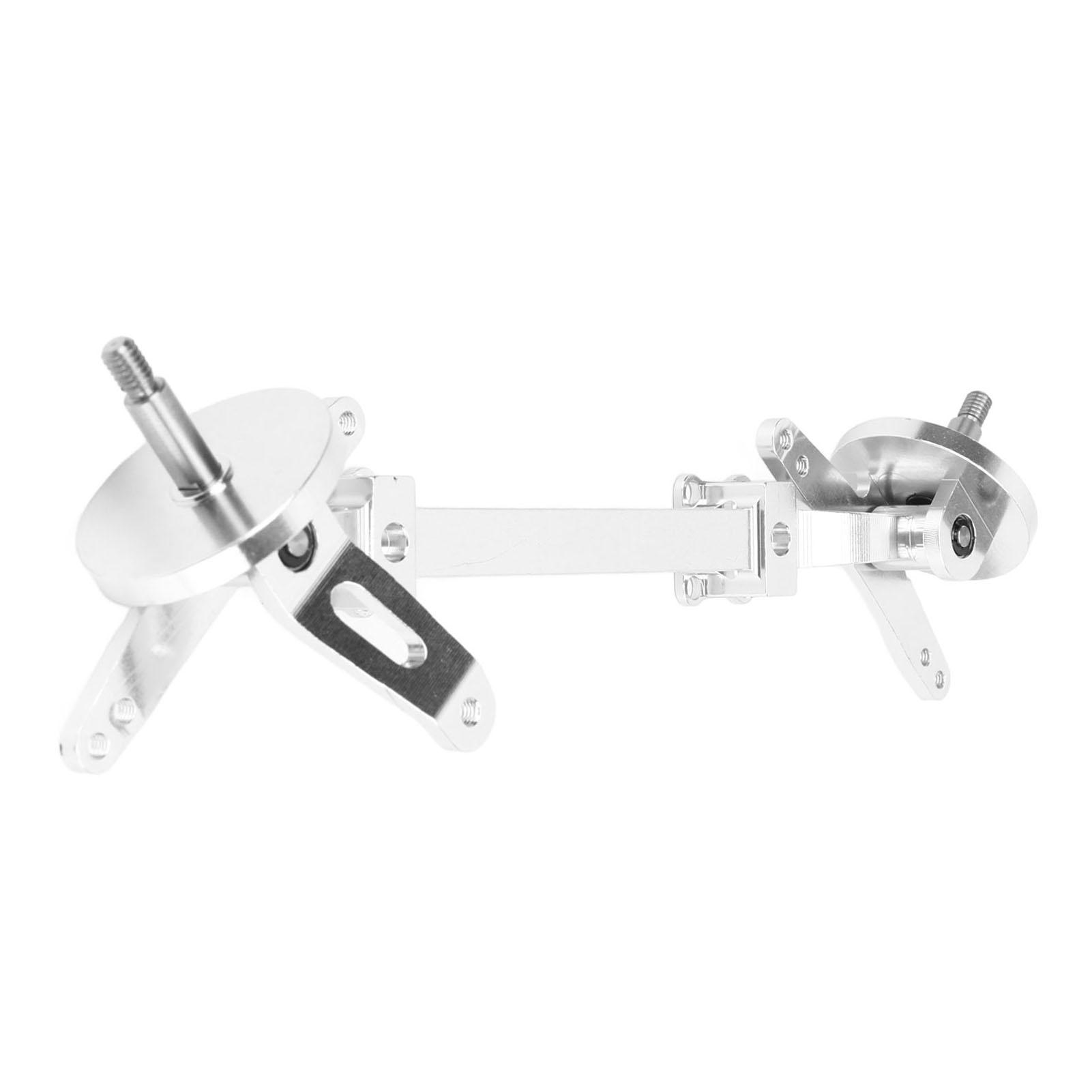 

179mm RC Steering Front Axle Aluminium Alloy Silver RC Car Upgrade Part for Tamiya 114