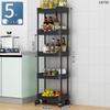 Hanton Slim 5-Tier Mobile Storage Cart