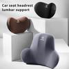 Car Logo Seat Neck Pillow Lumbar Support  Memory Cotton Headrest Waist Pad For Honda Civic Fit Accord Odyssey City Pilot Jazz CR O3