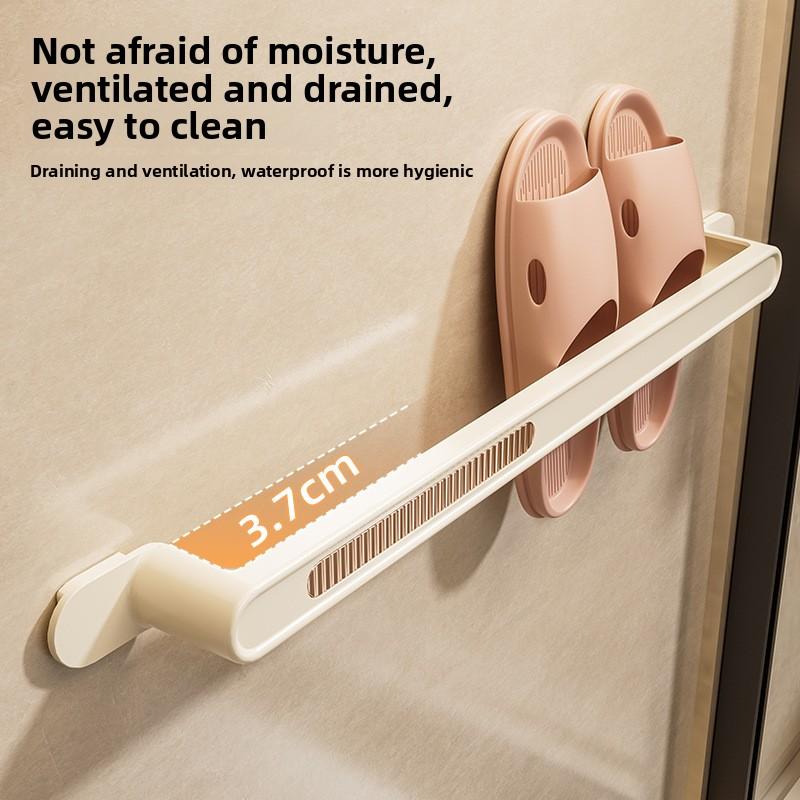 Bagno Creativo Senza Fori Pantofole Asciugamani Cucina Appeso a Parete Scolare Coperchio Pentola Scaffale da Bagno